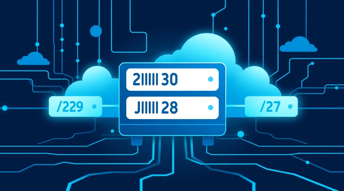 Выделенный сервер с IP-адресами: /29, /28, /27 подсети