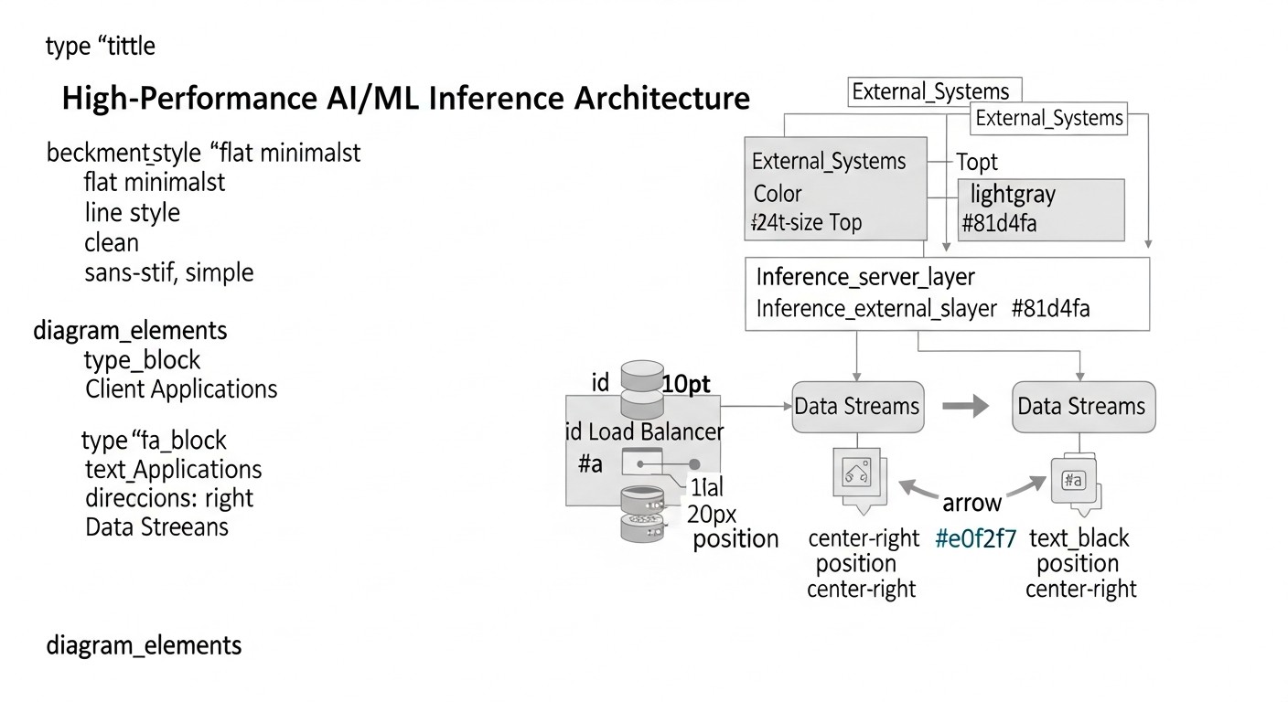Схема: Инструменты и ресурсы для высокопроизводительного AI/ML инференса