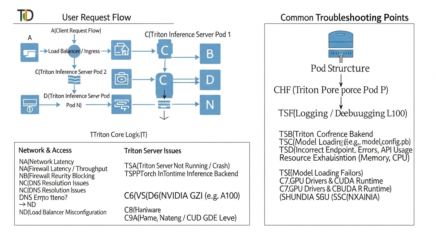 Схема: Troubleshooting: решение типичных проблем при работе с Triton Inference Server