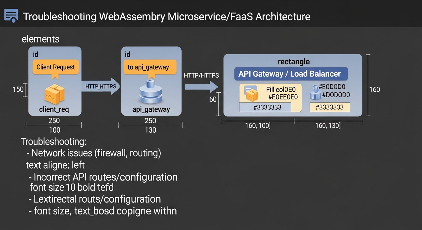 Схема: Troubleshooting: Решение проблем с WebAssembly на сервере