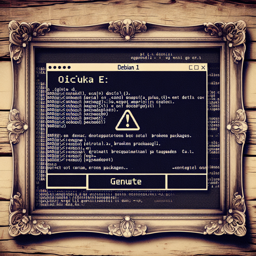 Ошибка E: Broken packages в Debian 10