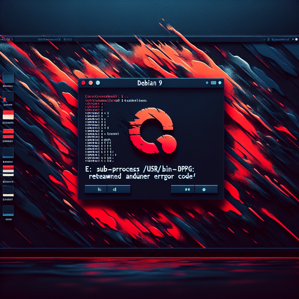Ошибка E: Sub-process /usr/bin/dpkg returned an error code (1) в Debian 9