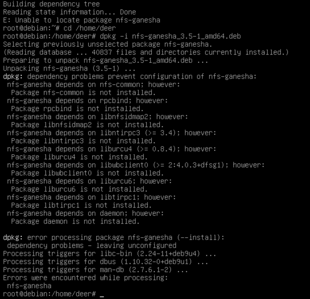 Debian 9: Fixing the “E: Dependency Problems Prevent Configuration” Error