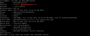 Установка MariaDB на VPS с CentOS