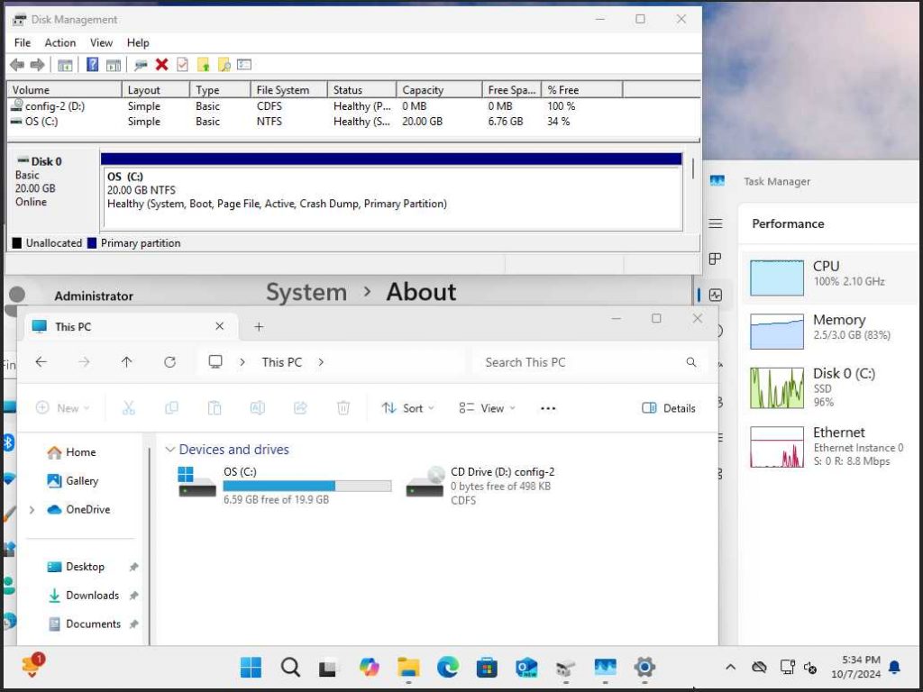 Crea una imagen de sistema en tu VPS Windows