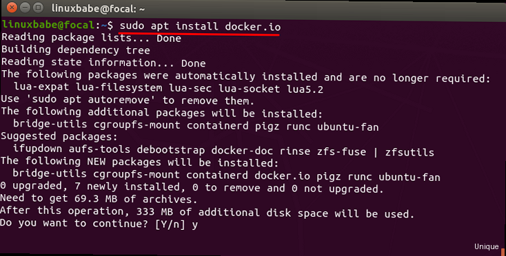 Как установить Docker на Ubuntu 20.04 VPS? - Docker Engine logo