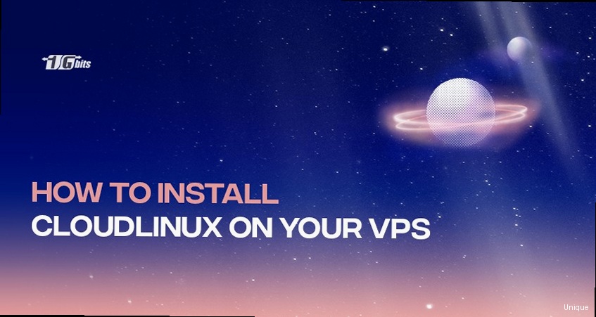 Как установить CloudLinux на VPS? - Иллюстрация процесса установки CloudLinux на VPS. Отображает шаги загрузки установочного скрипта, запуска установки и следования инструкциям.