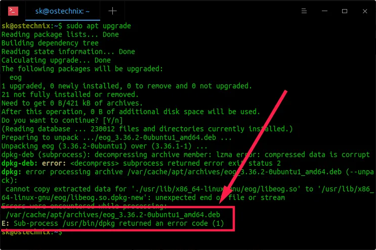 APT Error: "Unpacking of Archive Failed" on File in Ubuntu 20.04 - Troubleshooting Guide