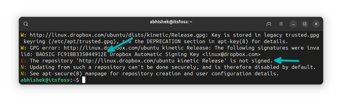 ERROR WARNING en Debian 10: Solución a Firmas Inválidas APT