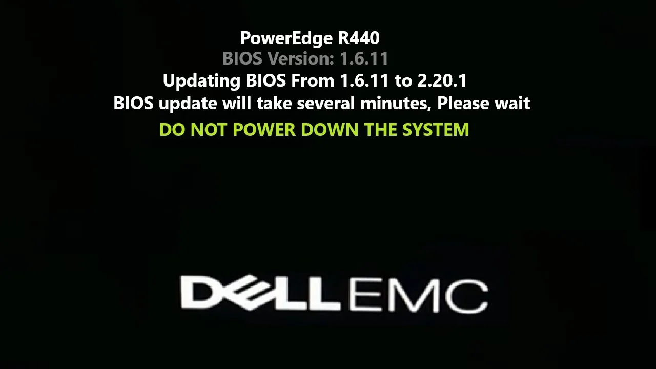 Обновление BIOS на сервере Dell EMC PowerEdge