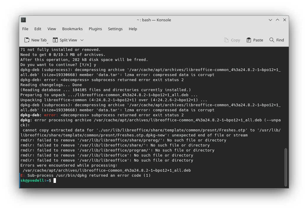 CRITICAL Error: "Package index files are corrupted" in Ubuntu 22.04