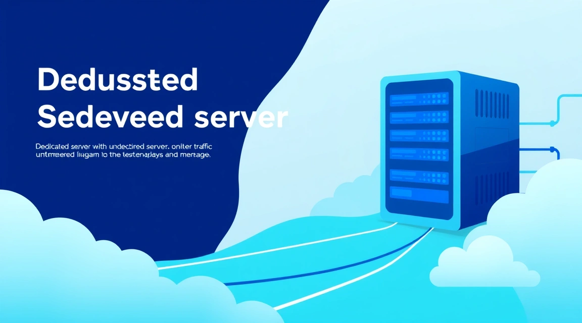 Dedicated server with free traffic: unmetered bandwidth