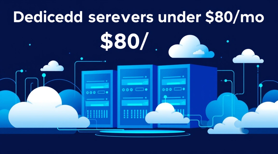 Dedicated servers under $80/mo 2026: top performers
