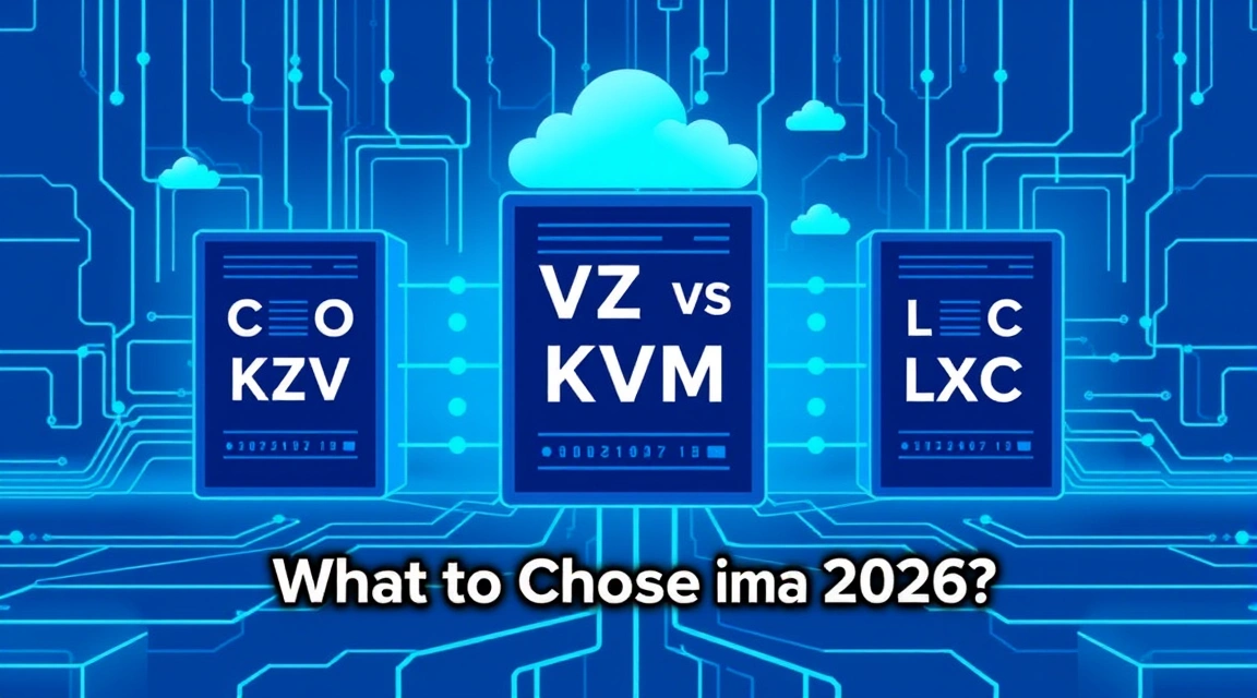 OpenVZ vs KVM vs LXC: qué elegir en 2026