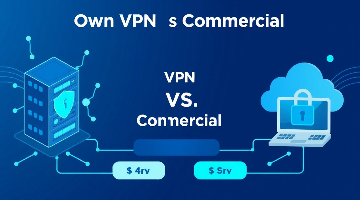 Власний VPN vs. комерційний: що краще для приватності та ціни