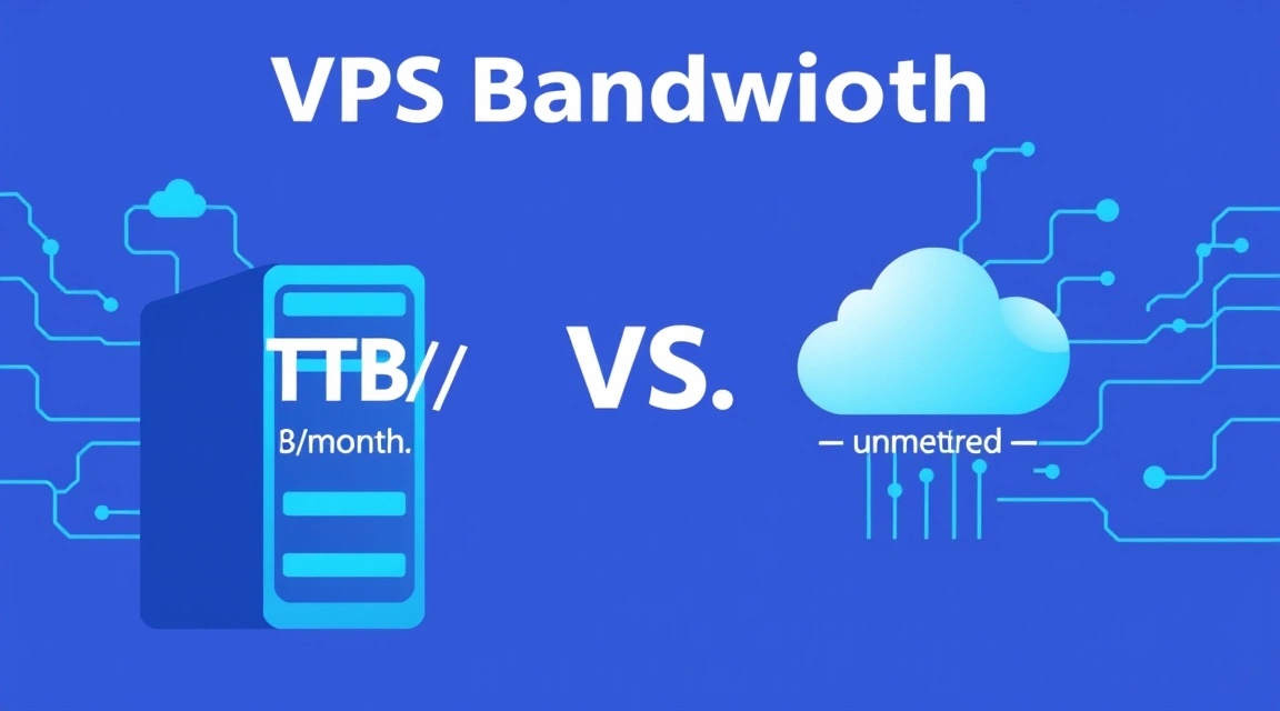 Ancho de banda VPS: TB/mes vs ilimitado — qué elegir