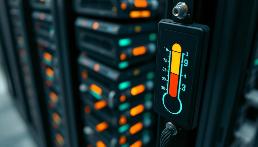 How to check server equipment temperature?