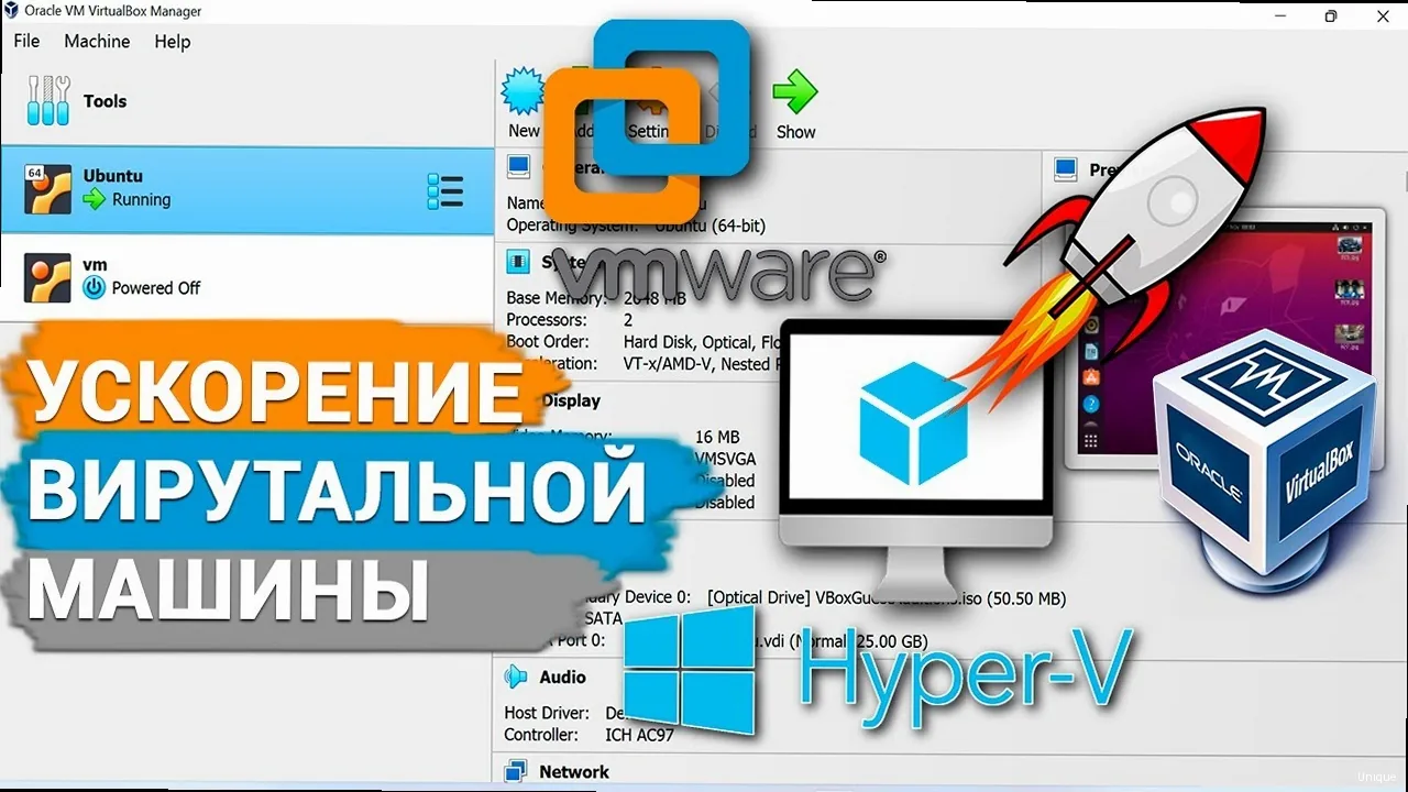 How to Optimize Virtual Machine Performance? - Illustration depicting different types of storage - SSD, HDD, NVMe - and their typical use cases for virtual machines.
