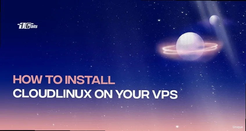 How to Install CloudLinux on a VPS? - Illustration of the CloudLinux installation process on a VPS. Displays the steps of downloading the installation script, running the installation, and following the instructions.