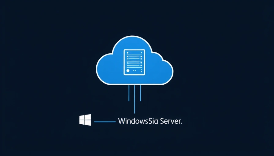 Illustration of a VPS cloud icon connected to a Windows Server 2022 logo, symbolizing the installation process.