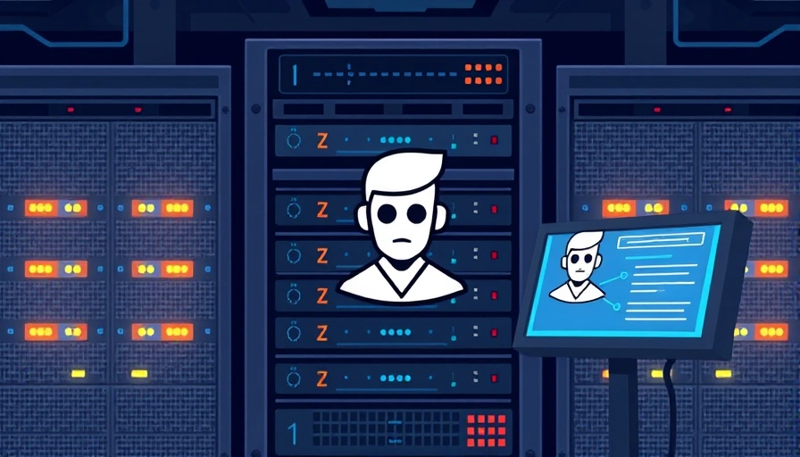 A stylized illustration of a powerful dedicated server rack with glowing lights, subtly incorporating elements of the Jenkins butler icon, symbolizing high performance, control, and automation for CI/CD.