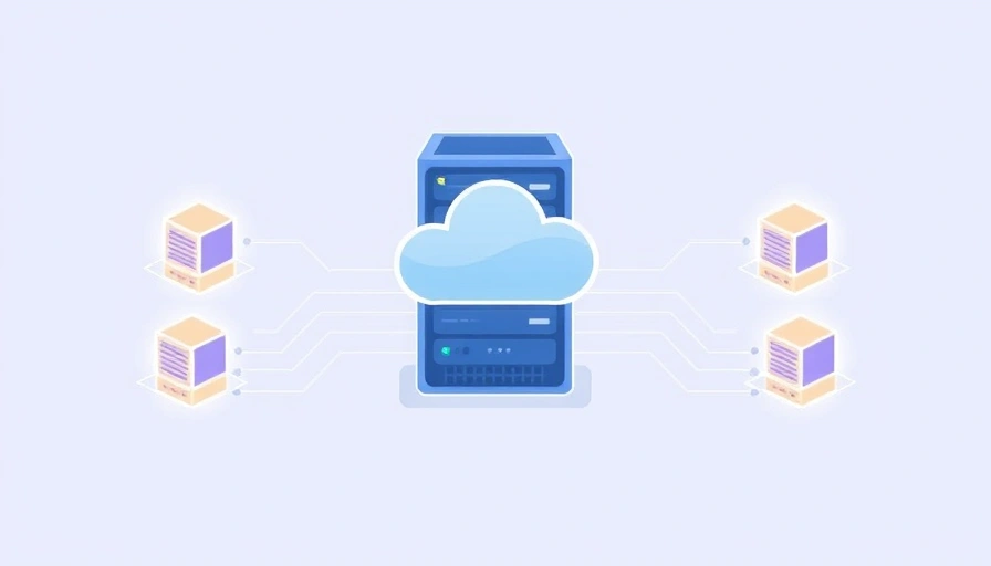 An illustration depicting a central server or cloud icon with multiple virtual machines branching out, symbolizing a hypervisor managing VPS resources.