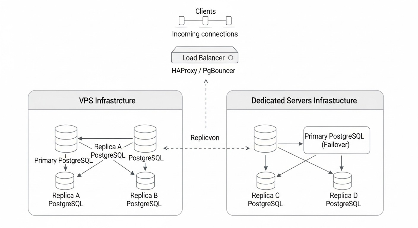 Diagram: Case Studies and Examples of Real-World HA PostgreSQL Implementations