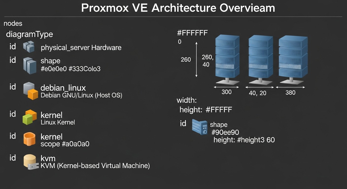 Diagram: Detailed Overview of Proxmox VE and its Components for SaaS