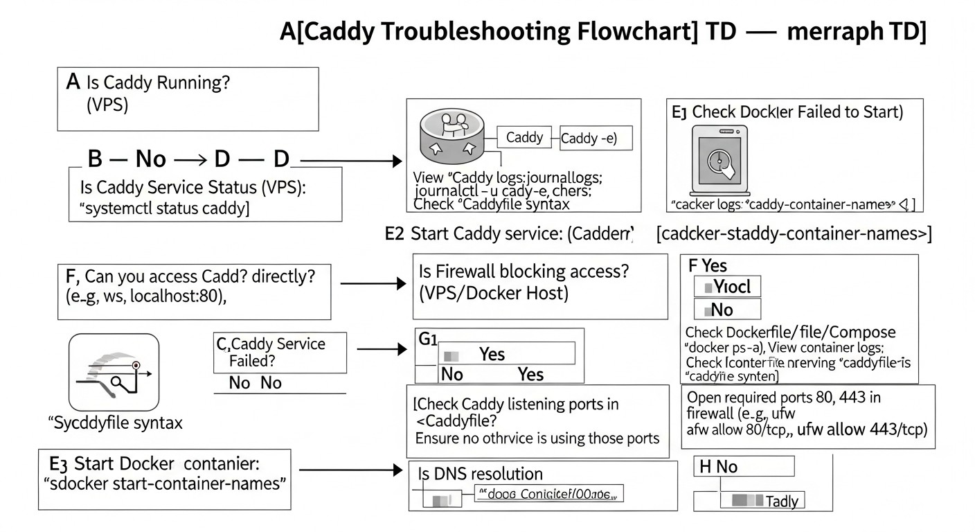 Схема: Типичные ошибки при использовании Caddy и как их избежать