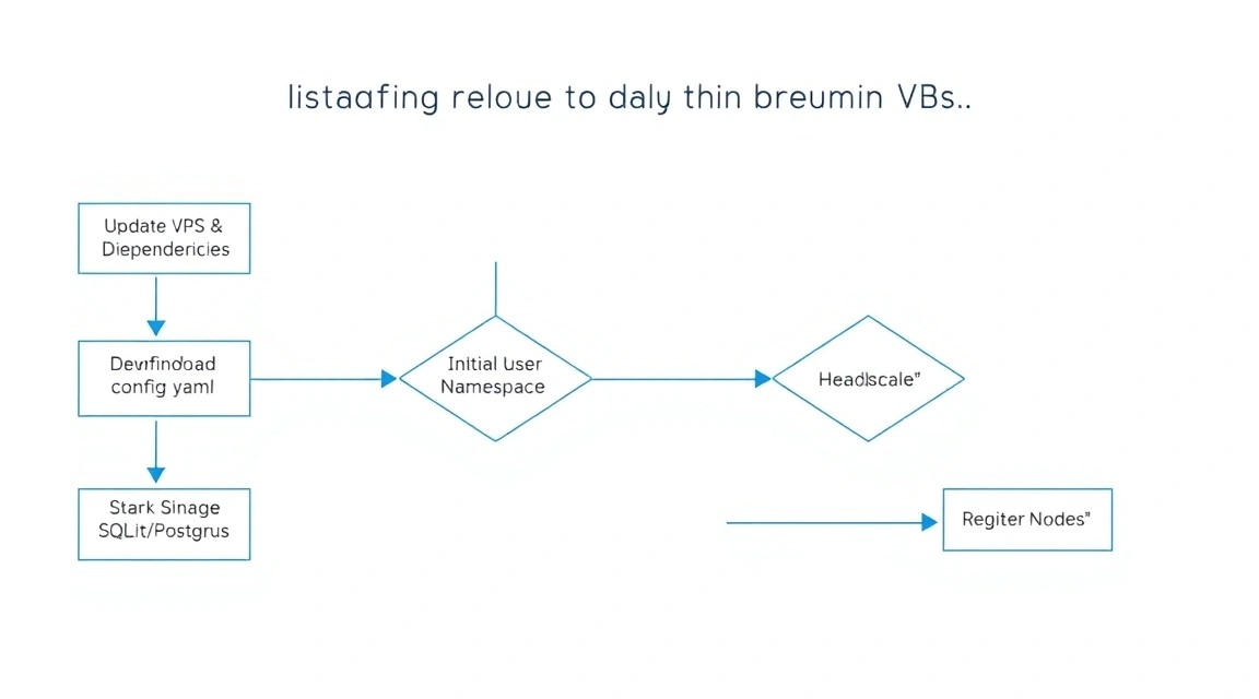 Diagram: 4. Installing Headscale: A Step-by-Step Algorithm