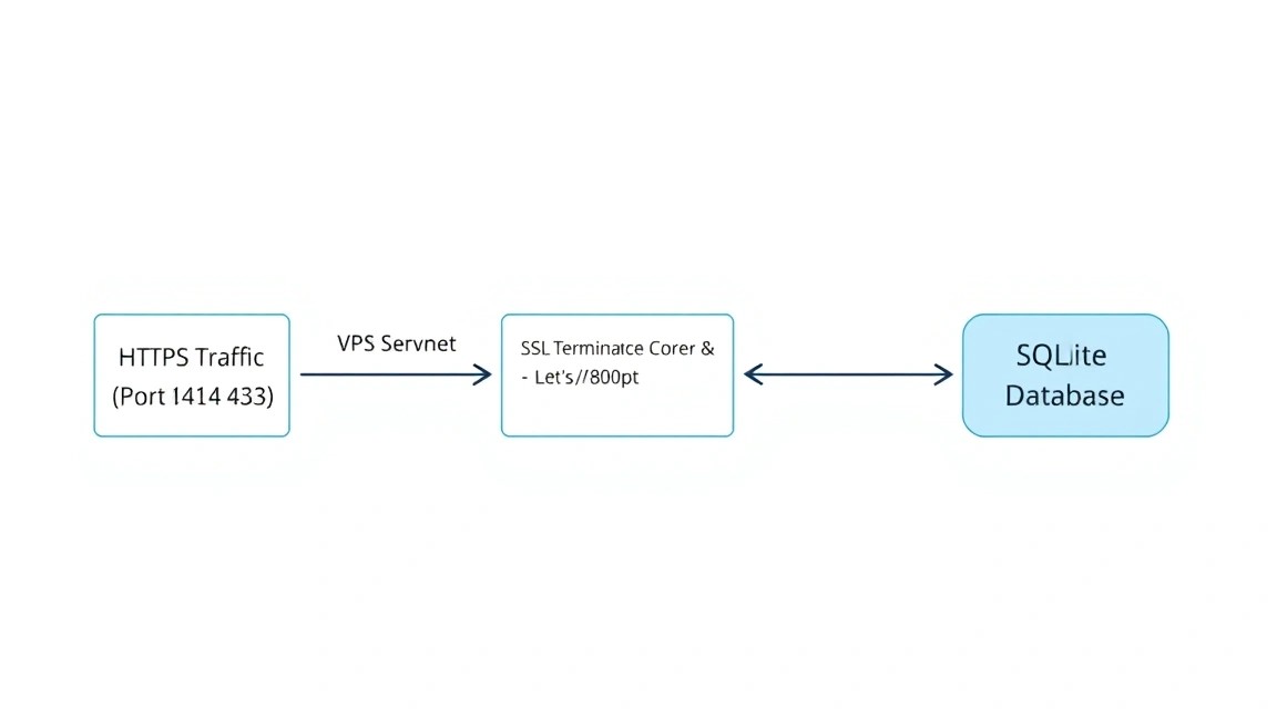 Diagram: 5. Configuring Reverse Proxy and SSL (Caddy)