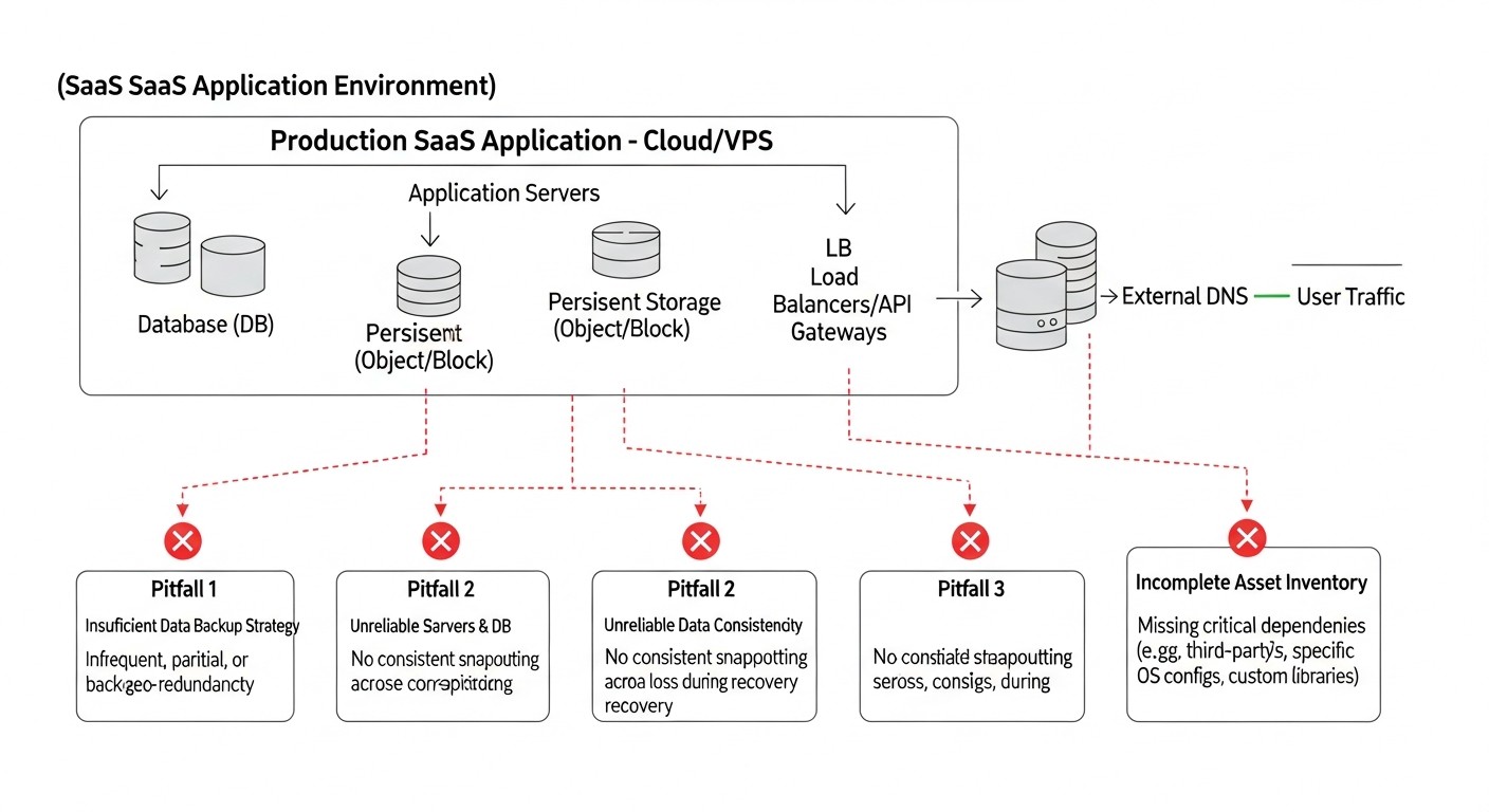 Diagram: Common Mistakes in Developing and Implementing a DR Plan
