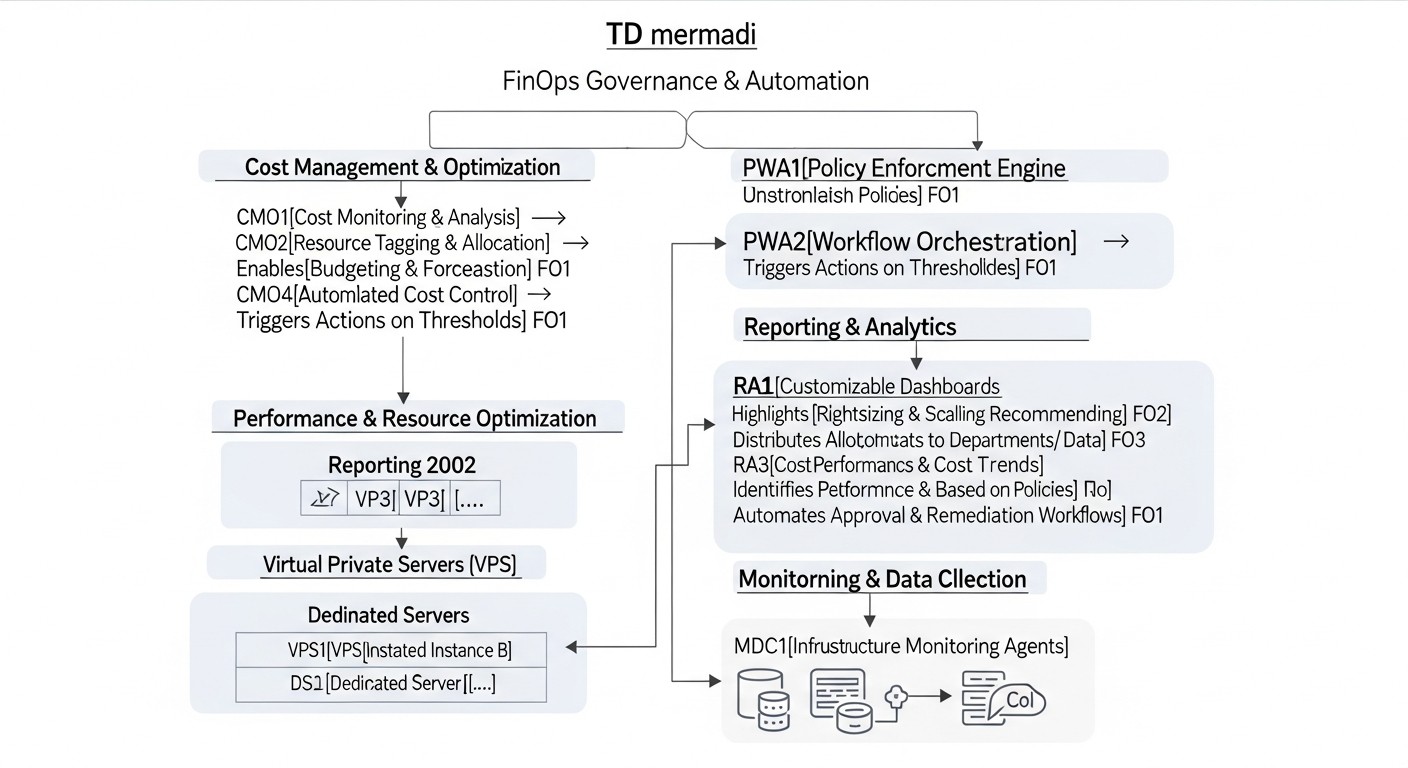 Diagram: FinOps Implementation Cases and Examples
