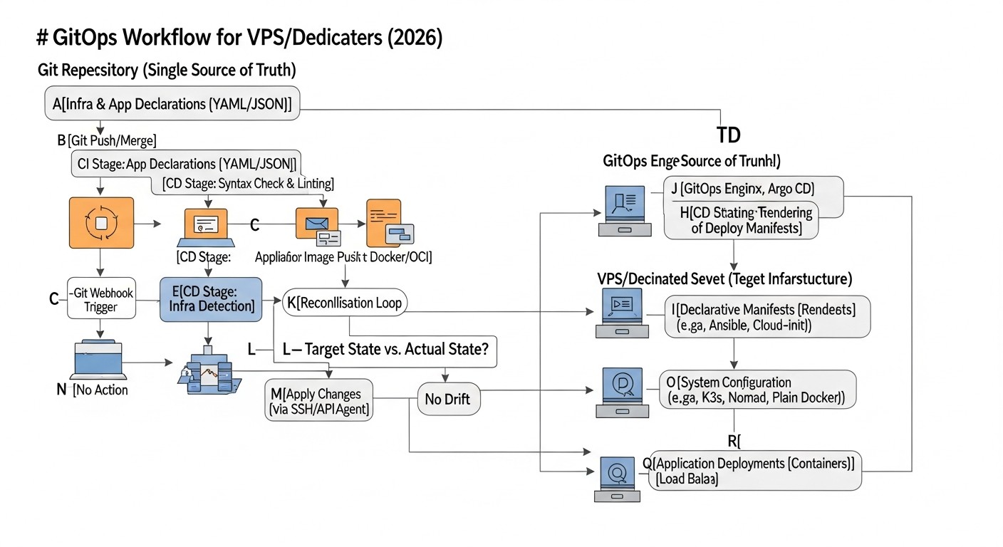 Схема: Кейсы и примеры внедрения GitOps