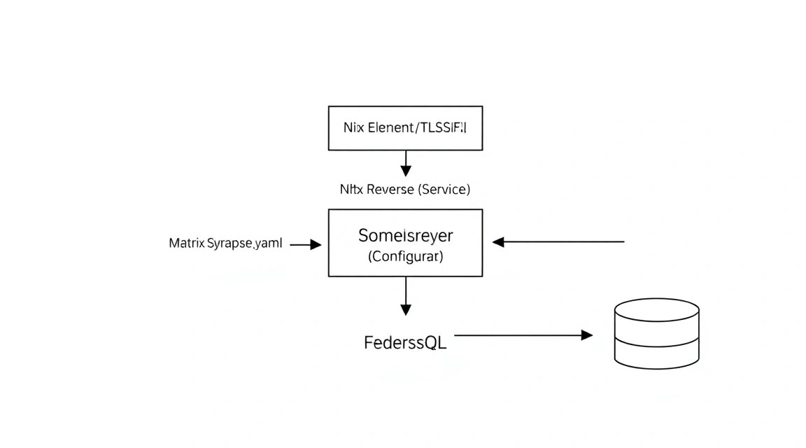 Diagram: 6. Deep Configuration: homeserver.yaml and PostgreSQL