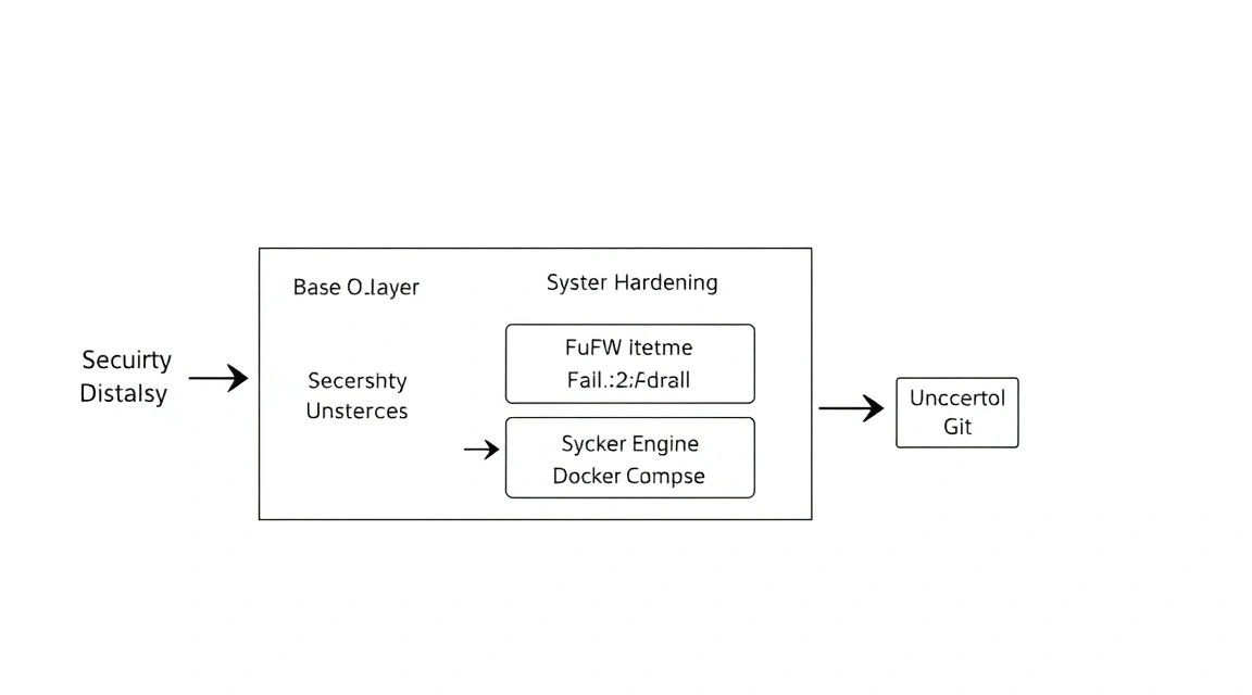 Diagram: 4. Server preparation: basic security and system utilities