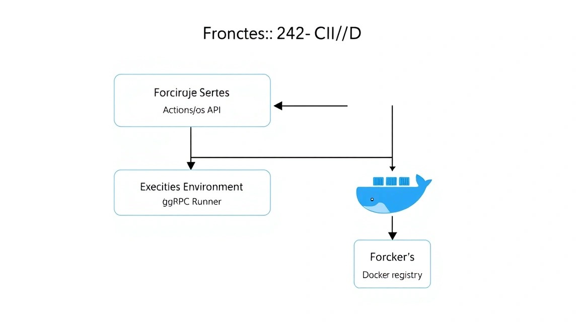 Diagram: 8. Configuring Forgejo Actions: Running a CI/CD Runner
