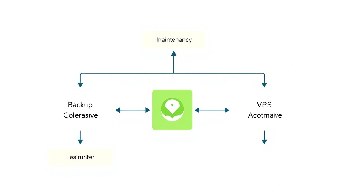 Diagrama: Copias de seguridad y mantenimiento