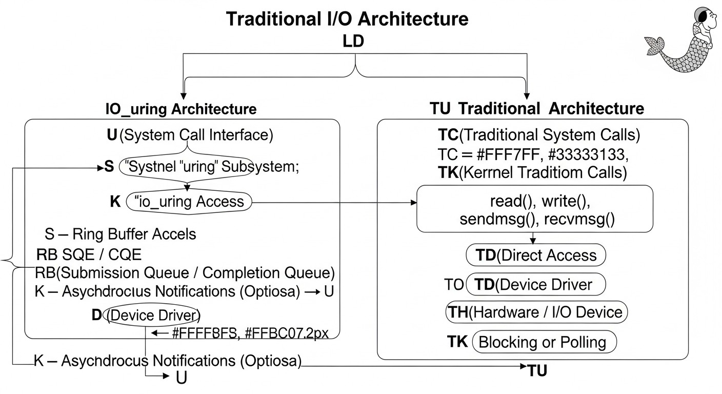Diagram: 3. Comparative Table of I/O Methods