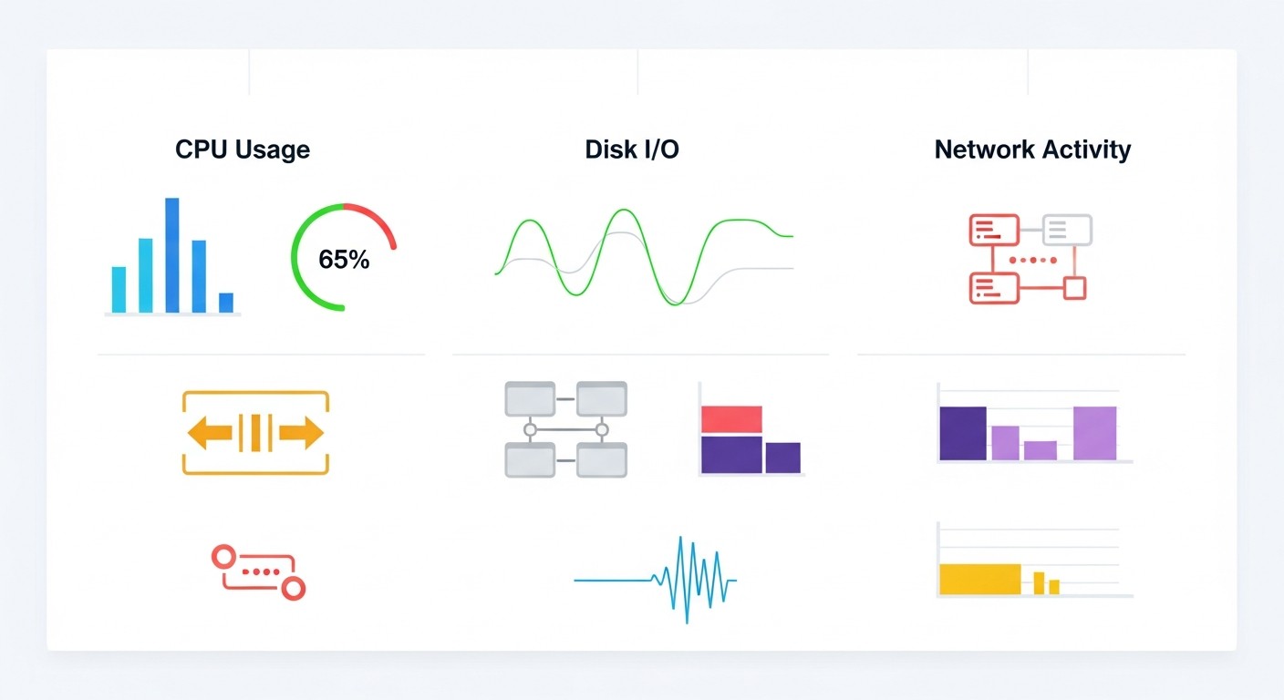 Diagram: 4. Detailed Overview of Components: Prometheus, Grafana, Alertmanager, and Exporters