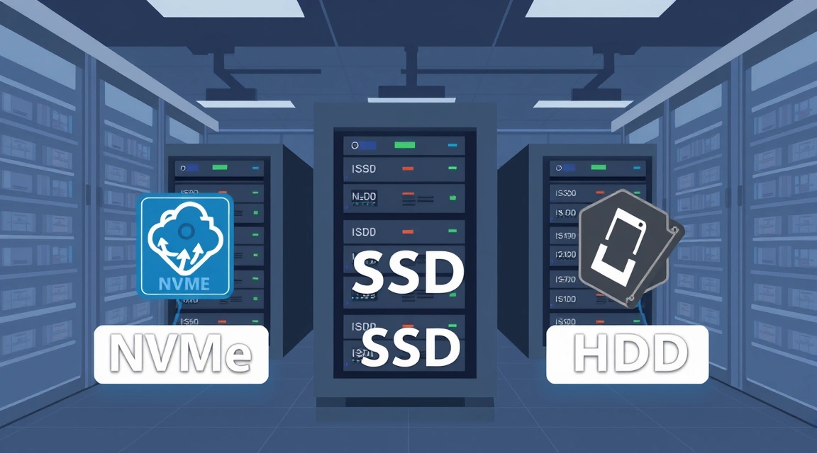NVMe vs SSD vs HDD: Choosing Dedicated Server Storage