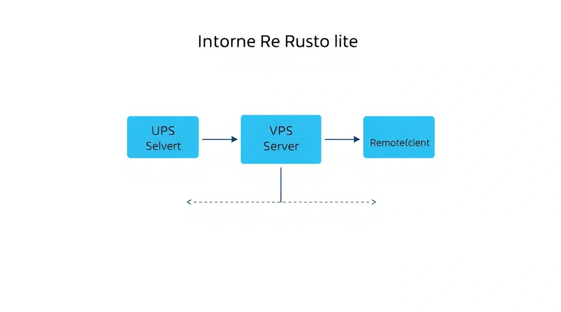 Diagram: 1. What we are setting up and why: advantages of RustDesk