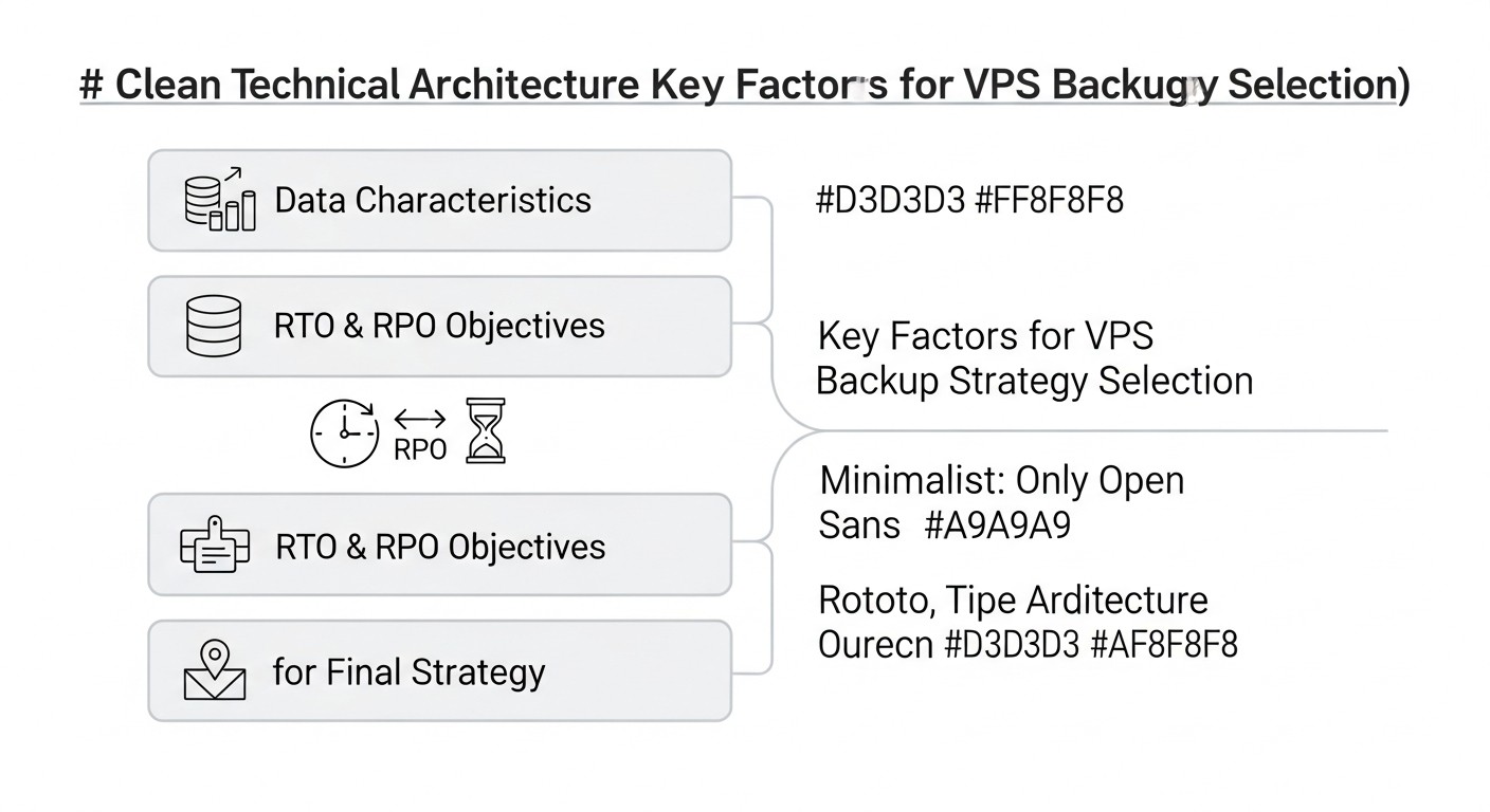 Diagram: Key Criteria and Factors for Choosing a Backup Strategy