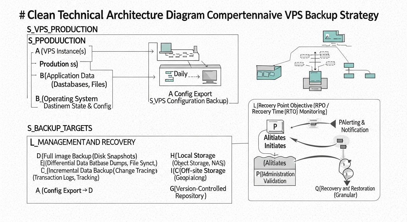 Diagram: Comparison Table: Main Approaches to VPS Backup